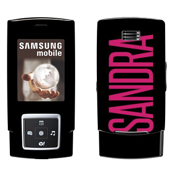   «Sandra»   Samsung E950