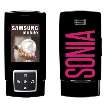   «Sonia»   Samsung E950