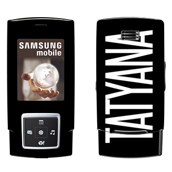   «Tatyana»   Samsung E950