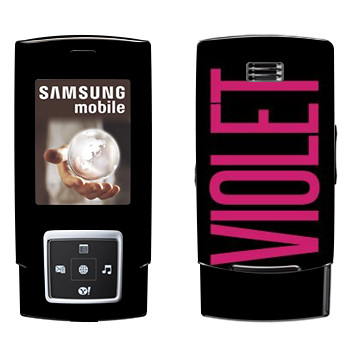   «Violet»   Samsung E950