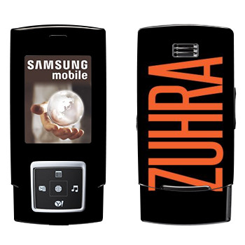   «Zuhra»   Samsung E950