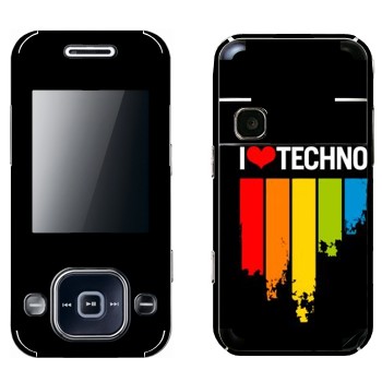   «I love techno»   Samsung F250