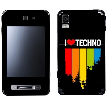   «I love techno»   Samsung F480