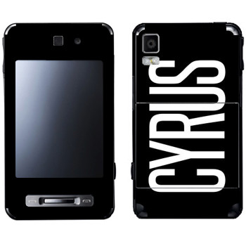   «Cyrus»   Samsung F480