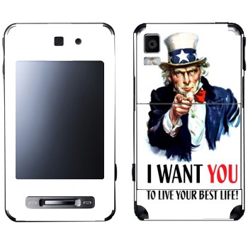  « : I want you!»   Samsung F480