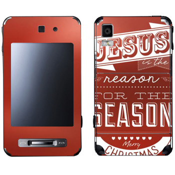   «Jesus is the reason for the season»   Samsung F480