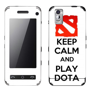   «Keep calm and Play DOTA»   Samsung F490