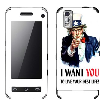   « : I want you!»   Samsung F490