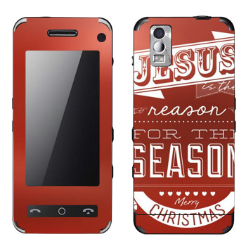   «Jesus is the reason for the season»   Samsung F490