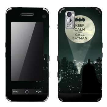   «Keep calm and call Batman»   Samsung F490