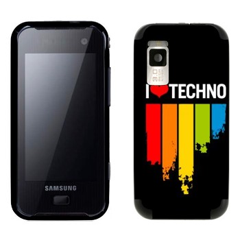   «I love techno»   Samsung F700