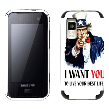   « : I want you!»   Samsung F700