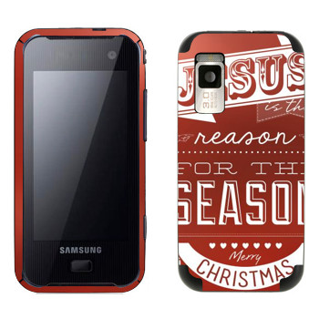   «Jesus is the reason for the season»   Samsung F700