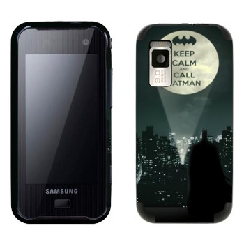   «Keep calm and call Batman»   Samsung F700