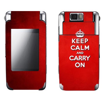   «Keep calm and carry on - »   Samsung G400