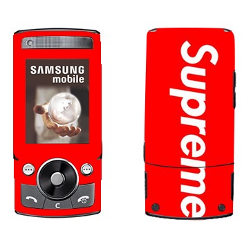  «Supreme   »   Samsung G600