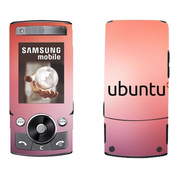   «Ubuntu»   Samsung G600