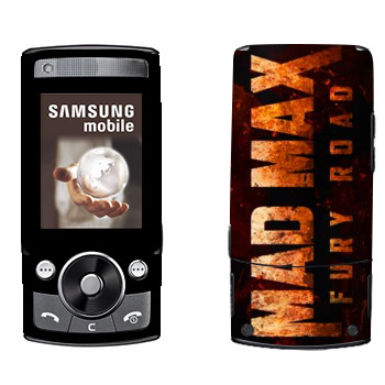   «Mad Max: Fury Road logo»   Samsung G600