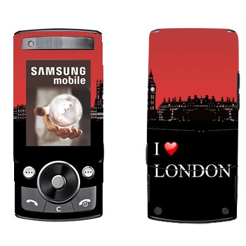   «I love London»   Samsung G600