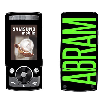   «Abram»   Samsung G600
