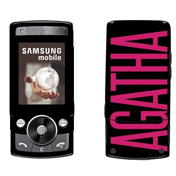   «Agatha»   Samsung G600