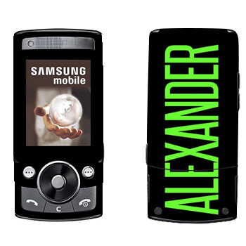   «Alexander»   Samsung G600