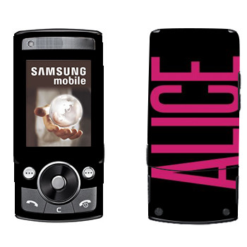   «Alice»   Samsung G600
