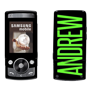   «Andrew»   Samsung G600