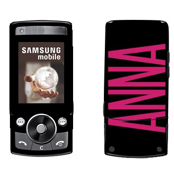   «Anna»   Samsung G600