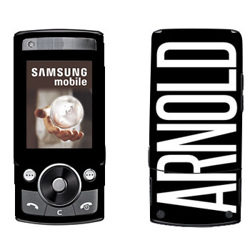   «Arnold»   Samsung G600