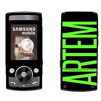   «Artem»   Samsung G600