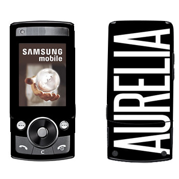   «Aurelia»   Samsung G600