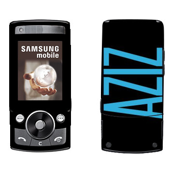   «Aziz»   Samsung G600
