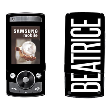   «Beatrice»   Samsung G600