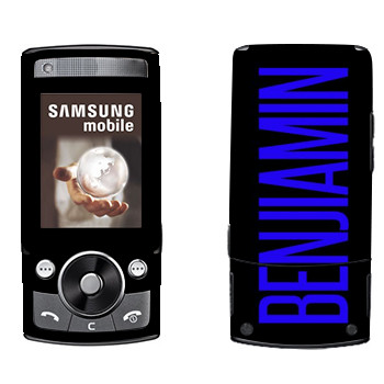   «Benjiamin»   Samsung G600