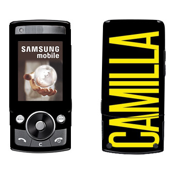   «Camilla»   Samsung G600