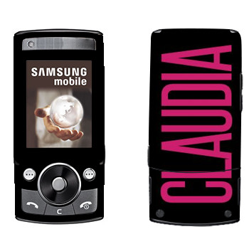   «Claudia»   Samsung G600