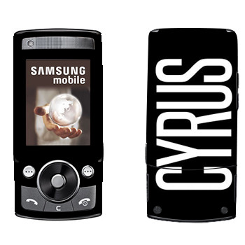   «Cyrus»   Samsung G600