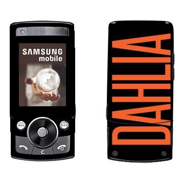   «Dahlia»   Samsung G600