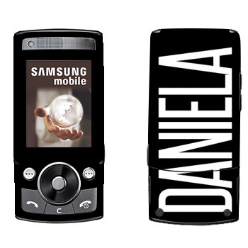   «Daniela»   Samsung G600
