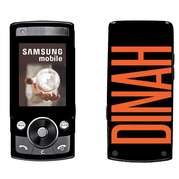   «Dinah»   Samsung G600