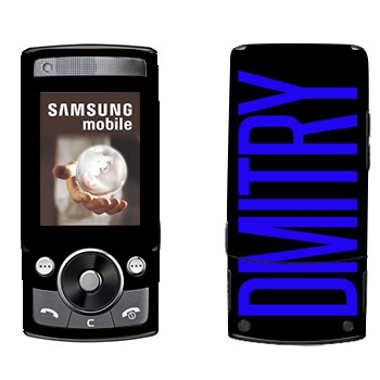   «Dmitry»   Samsung G600