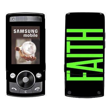  «Faith»   Samsung G600
