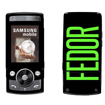   «Fedor»   Samsung G600