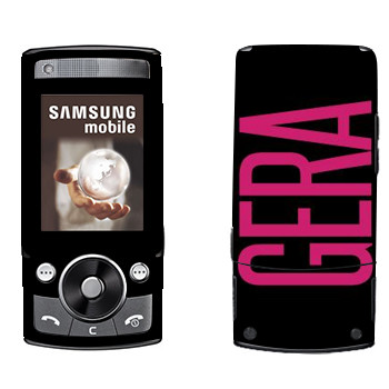   «Gera»   Samsung G600