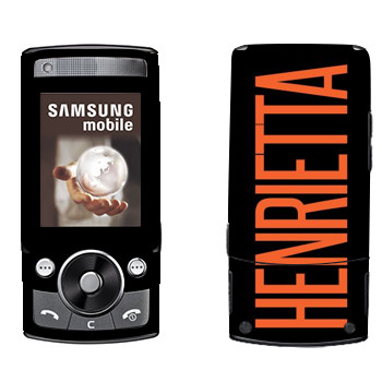   «Henrietta»   Samsung G600