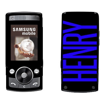   «Henry»   Samsung G600