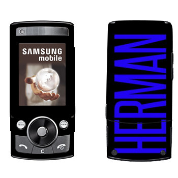   «Herman»   Samsung G600