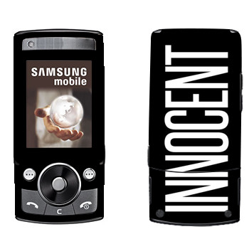   «Innocent»   Samsung G600