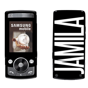   «Jamila»   Samsung G600